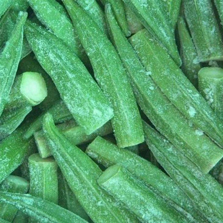 Freezing okra